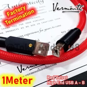 USB Cable - Vermouth Red Velvet A-B (1M)