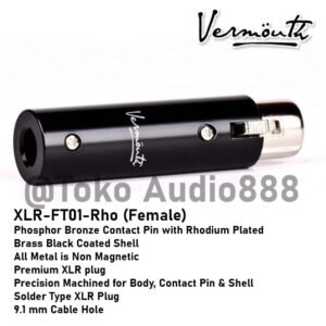 Vermouth XLR Female Rhodium