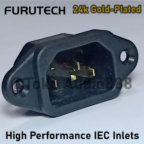 FURUTECH IEC Inlets 24K Gold Plated