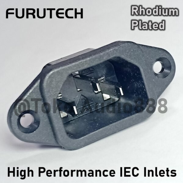 FURUTECH IEC Inlets 24K Rhodium Plated