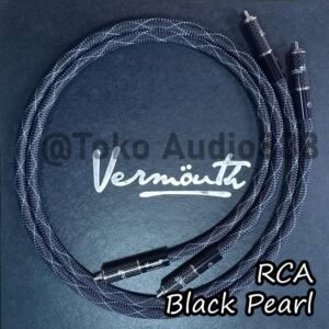 RCA Cable - Vermouth Black Pearl - Rhodium Plated